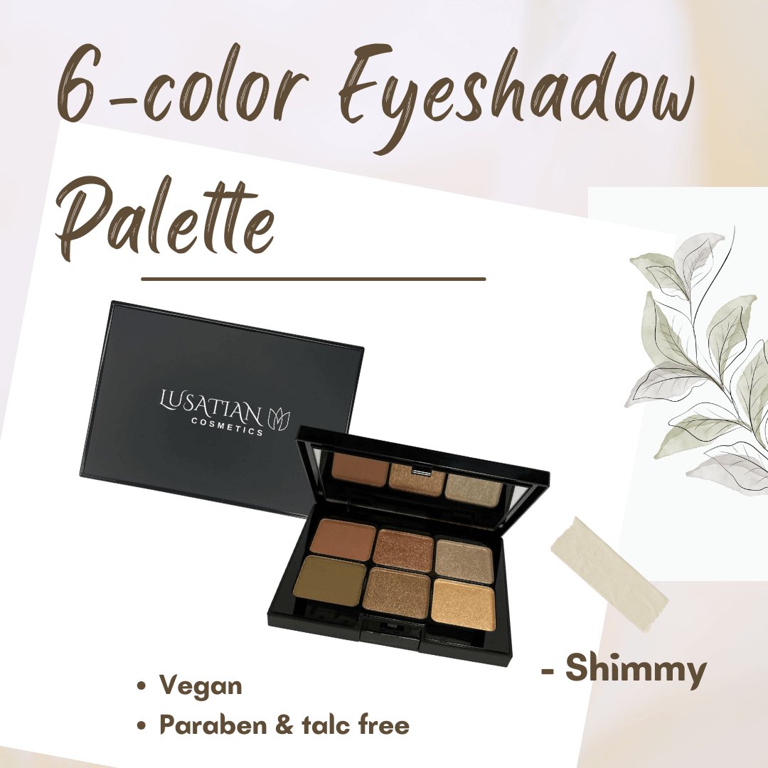 6-shade Eyeshadow Palette - Shimmy - lusatian