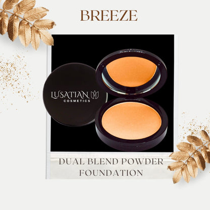 Dual Blend Powder Foundation - Breeze - lusatian
