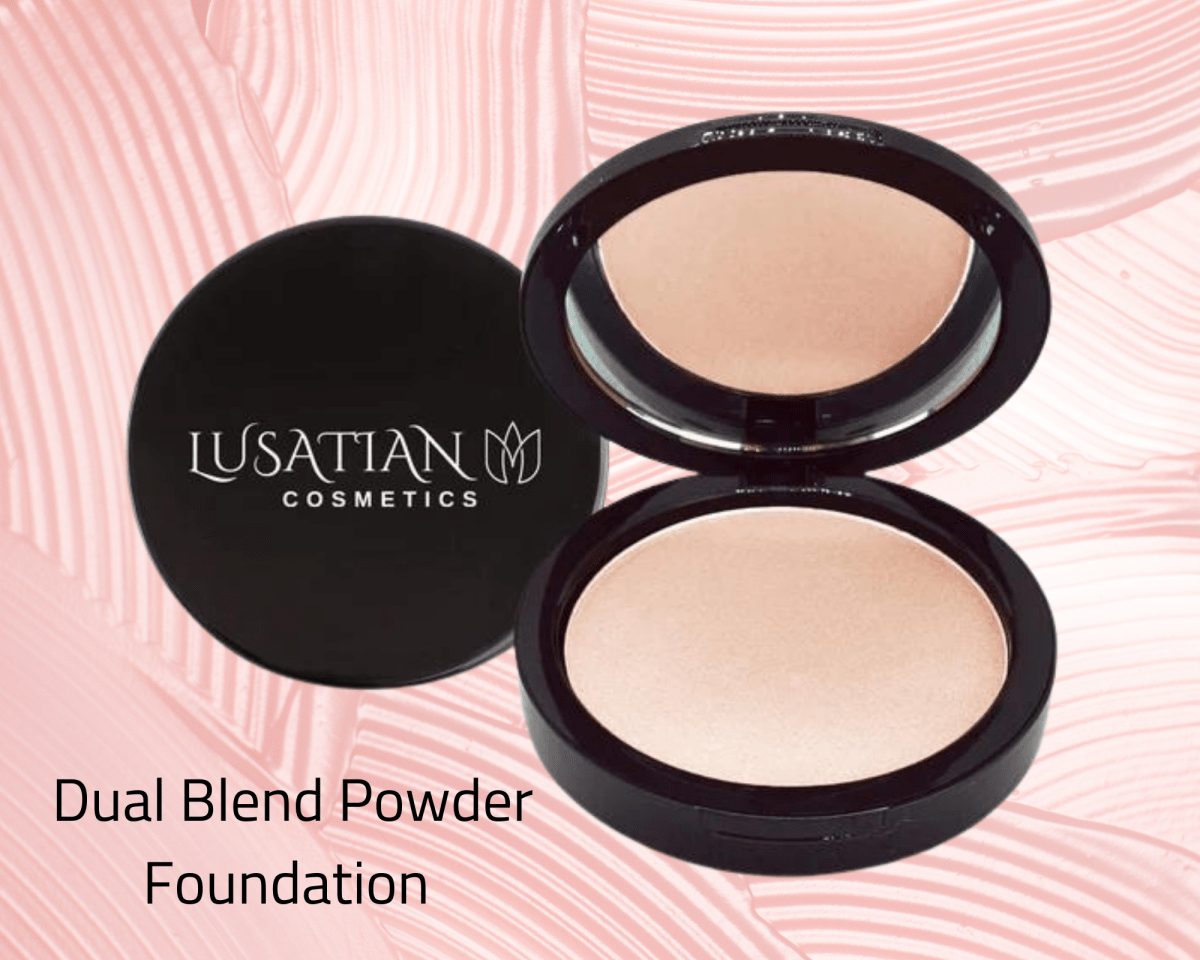 Dual Blend Powder Foundation - CandleLight - lusatian