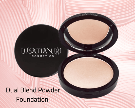 Dual Blend Powder Foundation - CandleLight - lusatian